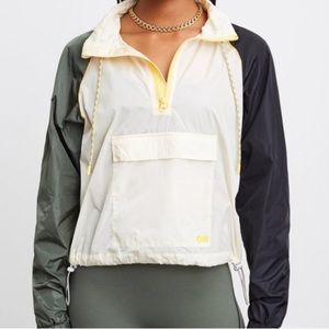 Bandier Half Zip Windbreaker Colorblock